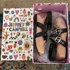 Jeffrey Campbell Ballet Rock star style  Shoe Pink / Black